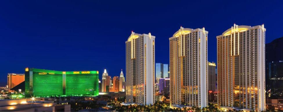 Mgm Signature Ph 30Th Floor Deluxe Studio Apartment Strip Facing With Balcony 拉斯维加斯 外观 照片